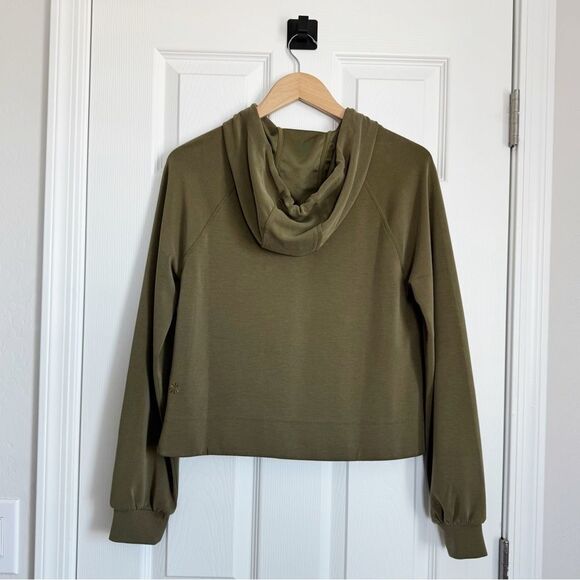 Athleta Seasoft Hoodie in Olive Green Size XS - Picture 6 of 10